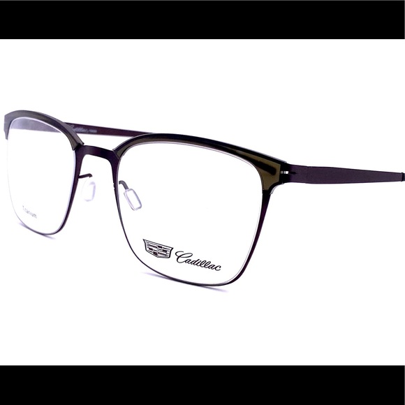 Titanium Eyeglasses Lightweight & Durable BrownW/ Black Accent 51-21 - Picture 4 of 8